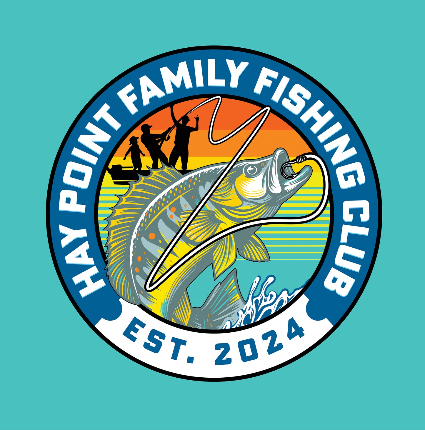 Hay Point Family Fishing Club logo design