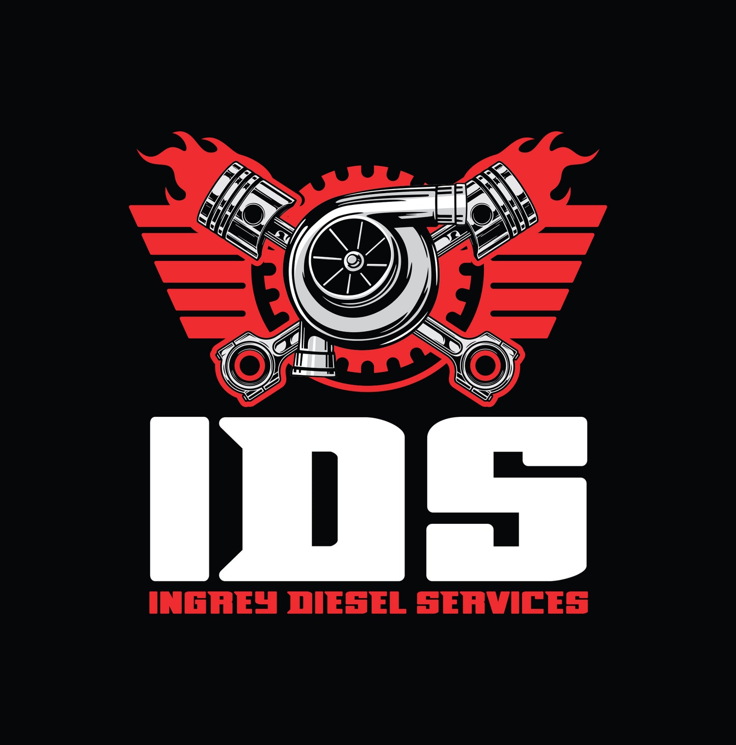 IDS Ingrey Diesel Services logo design