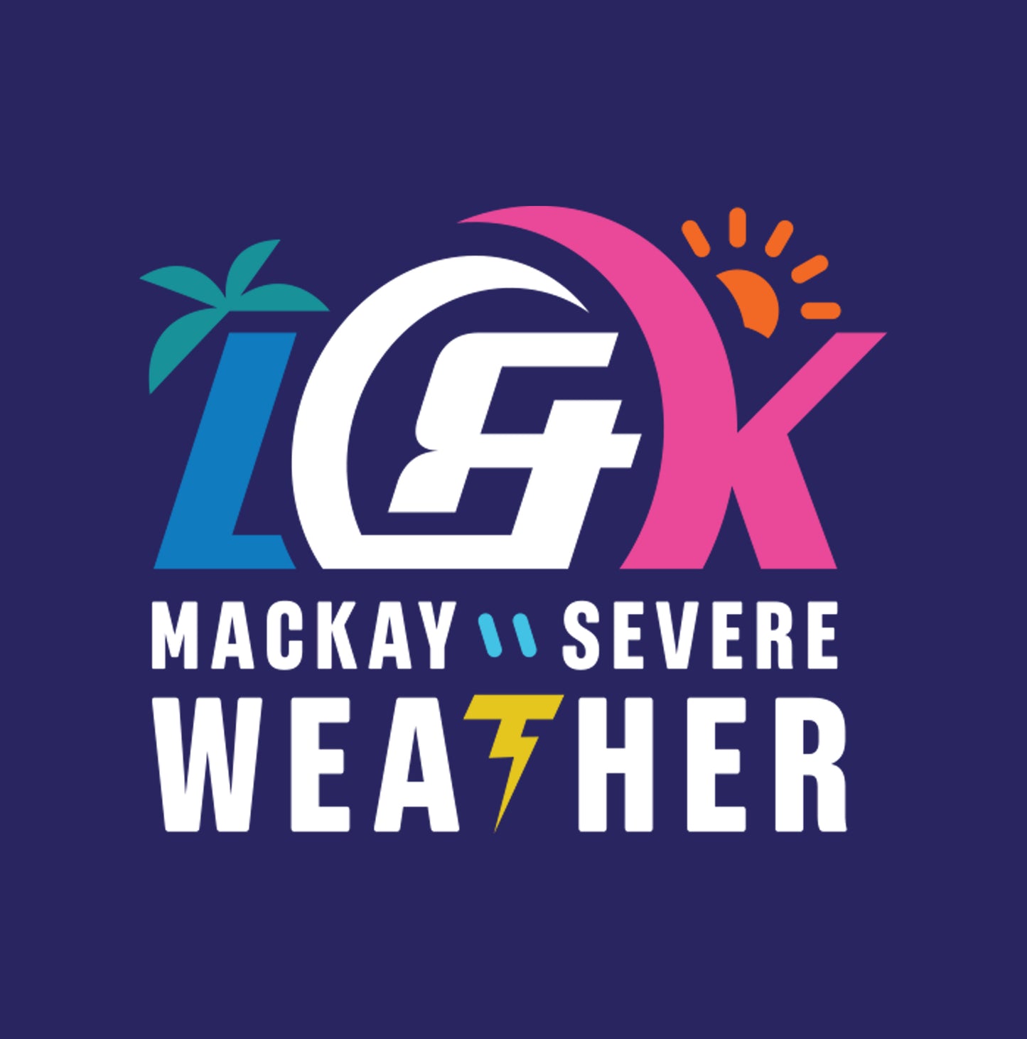L&K Mackay Severe Weather logo design